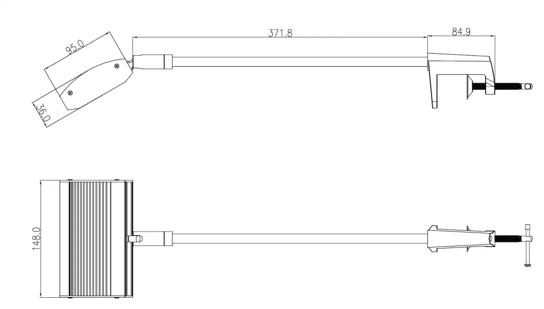 25W LED Exhibition Stand Clamp Light for Booth Stand Exhibits