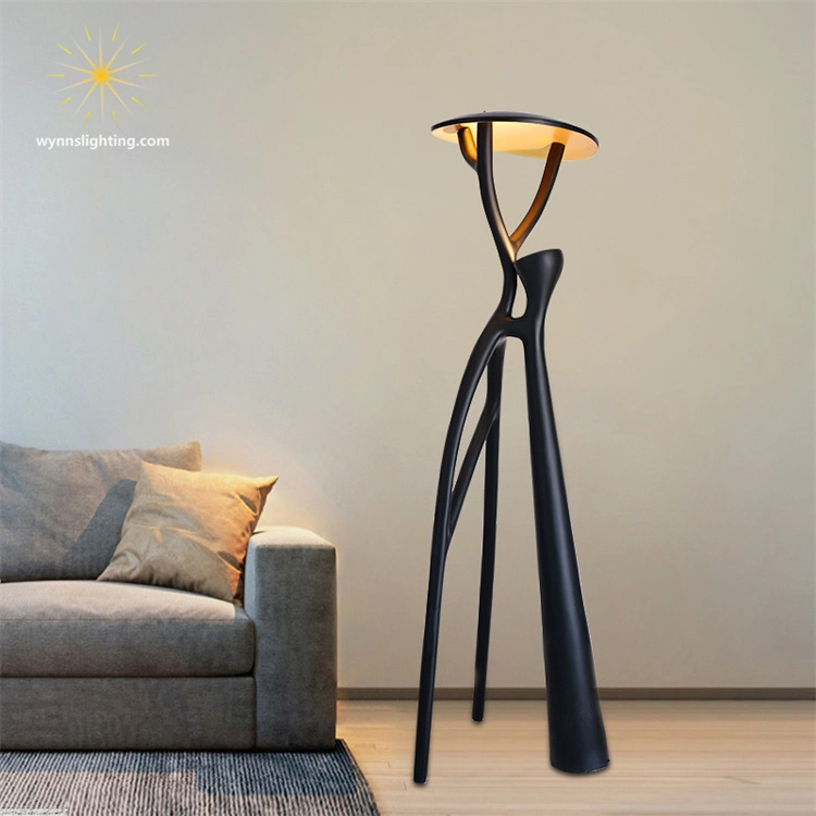 Modelling Lamp Sookie Unique Human Abstract Sculptural Lighting LED Standing Floor Lamp for Home Hotel Villa Indoor Decor