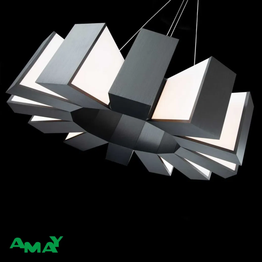 Modern Stainless Steel Customized Made LED Chandelier for Hotel