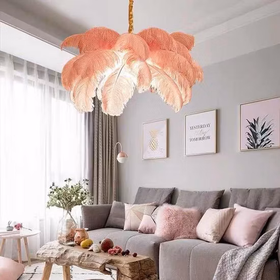 Moderno americano Euroueap Decoración del hogar Cristal de lujo Acero inoxidable Latón Cobre Hierro Metal Colgante Luces colgantes Araña