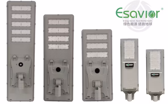 Farola solar LED integrada todo en uno para proyecto de iluminación de carreteras gubernamentales con CE/RoHS/IP67/Ik10/CB/IEC/TUV