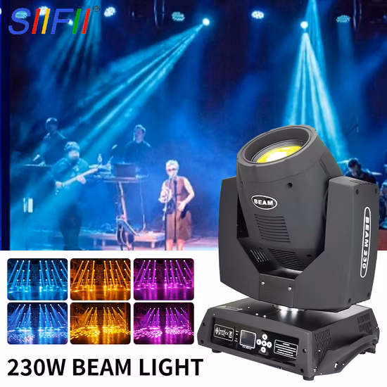 Luz de escenario con cabezal móvil de 230W DMX512 DJ luces Sharpy Light
