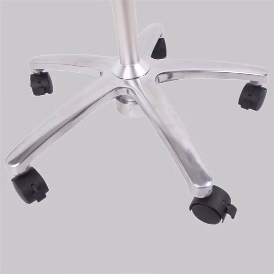 Lámpara quirúrgica dental de pie de lámpara de examen médico con cuello de cisne flexible LED de tipo móvil